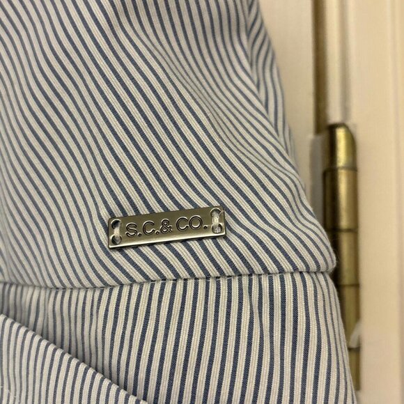 SC & Co Blue Stripe Pull-on Skirt Skort Women’s XXL - Golf Pickleball - Picture 4 of 9